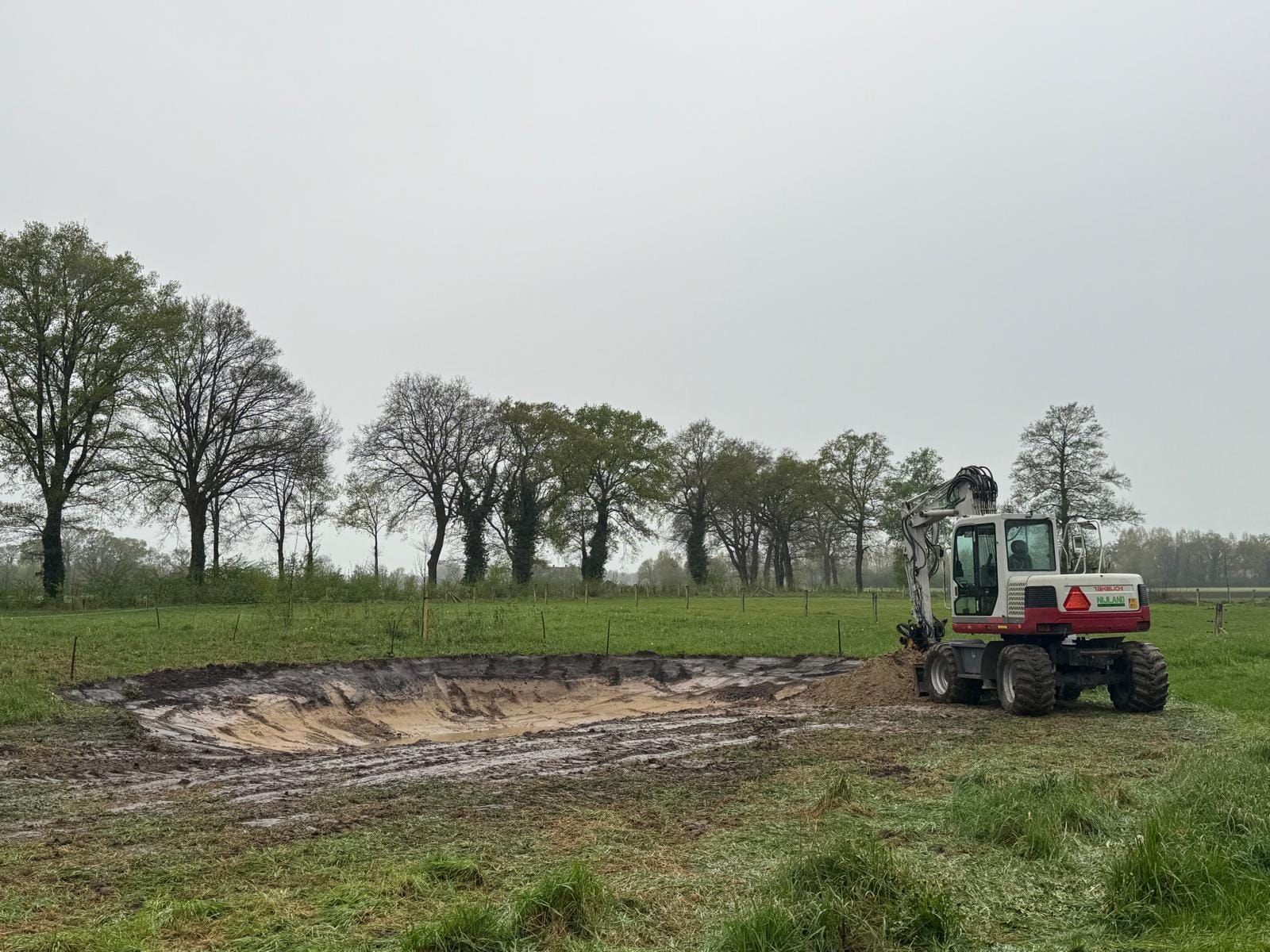 amfibiepoel aanleg
